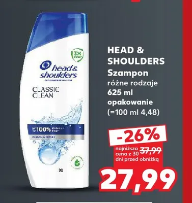 Szampon Head & Shoulders promocja w Kaufland