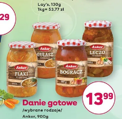 Danie gotowe Ankor Gulasz promocja w Bliski