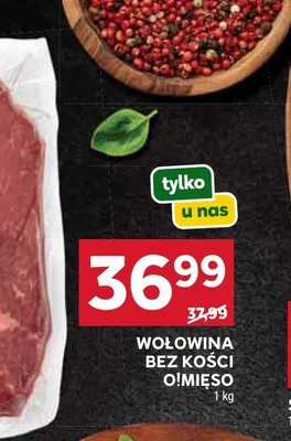 Wołowina bez kości O!Mięso promocja w Stokrotka