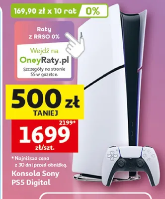 Konsola Sony PS5 Digital promocja w Auchan