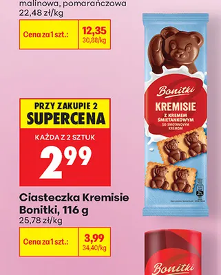 Ciasteczka Kremisie Bonitki promocja w Biedronka