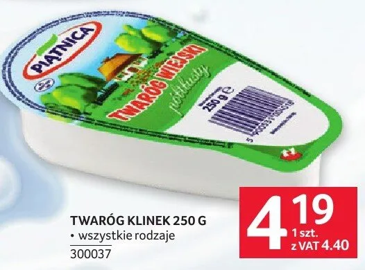 Twaróg klinek Piatnica promocja w Selgros