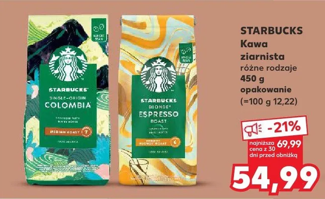Kawa ziarnista colombia promocja w Kaufland