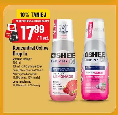 Koncentrat Oshee Drop In Vitamin Lemonade promocja w POLOmarket