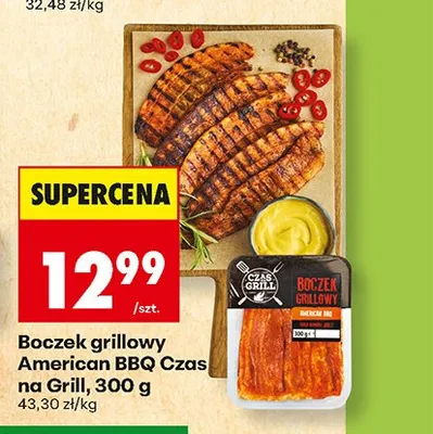 Boczek grillowy American BBQ Czas na Grill promocja w Biedronka