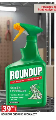 Środek chwastobójczy Roundup chodniki i podjazdy promocja w Merkury Market