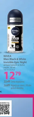 Antyperspirant w kulce męski Nivea Men Black & White Invisible Epic Night promocja w Hebe