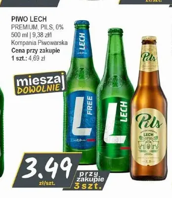 Piwo Lech Pils promocja w Słoneczko