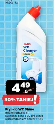Płyn do WC Shine promocja w Netto
