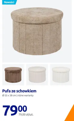 Pufa ze schowkiem promocja w Action
