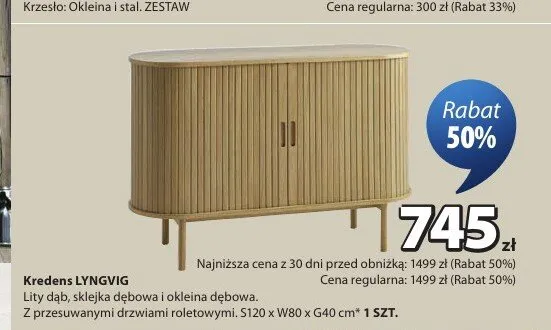 Kredens LYNGVIG promocja w Jysk