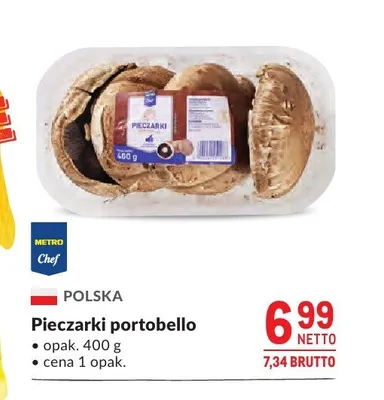 Pieczarki portobello METRO Chef polskie promocja w Makro