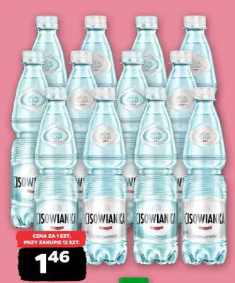 Woda niegazowana Nałęczowianka promocja w Netto