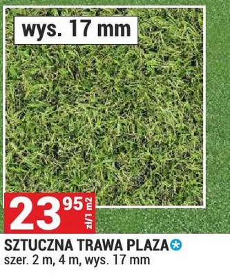 Sztuczna trawa Plaza promocja w Merkury Market