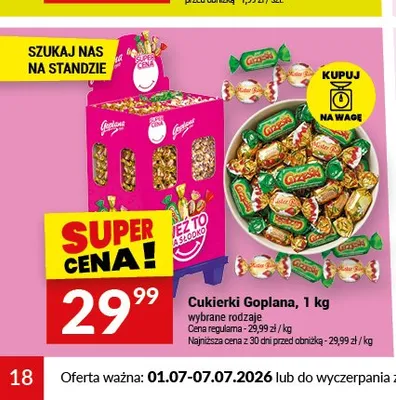 Cukierki Goplana promocja w Twój Market
