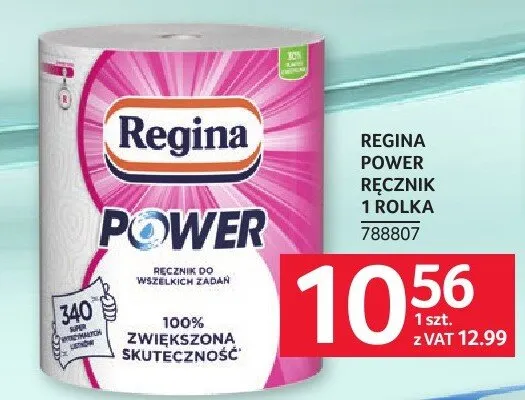 Ręcznik papierowy Regina Power promocja w Selgros