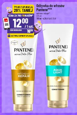 Odżywka do włosów Pantene Active Nutri-Plex Intensive Repair promocja w POLOmarket