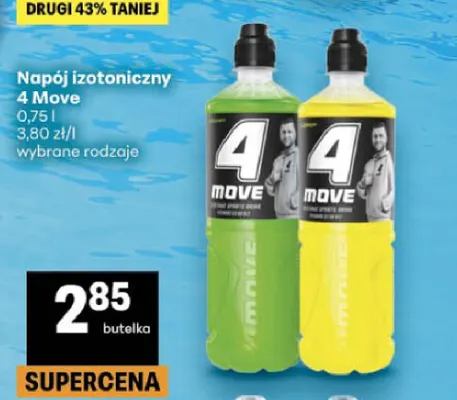Napój izotoniczny 4 Move promocja w Delikatesy Centrum