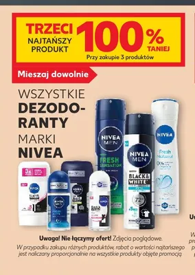Dezodoranty marki Nivea promocja w Kaufland