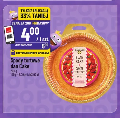 Spody tortowe Dan Cake promocja w POLOmarket