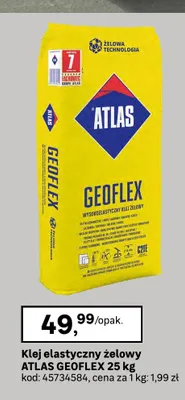Klej elastyczny żelowy Atlas Geoflex promocja w Leroy Merlin