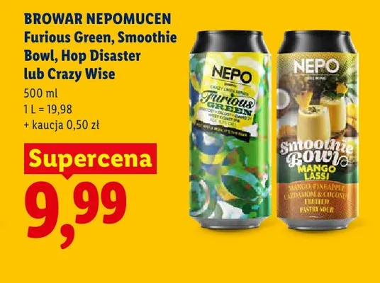 Piwo Browar Nepomucen Hop Disaster promocja w Lidl