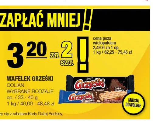 Wafelek Grześki promocja w SPAR