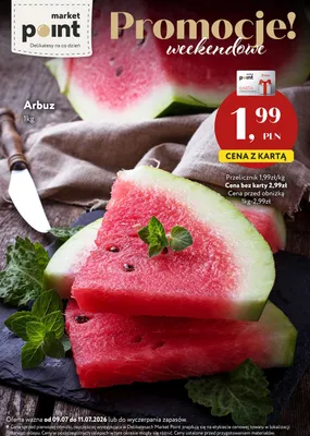 Arbuz promocja w Market Point