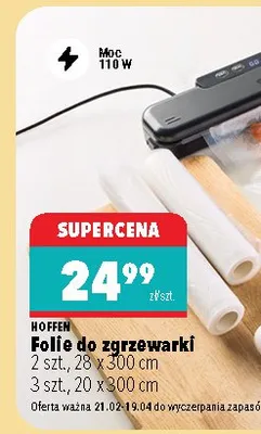 Folie do zgrzewarki promocja w Biedronka Home