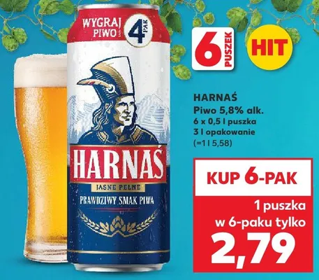 Piwo 5,8% alk. promocja w Kaufland