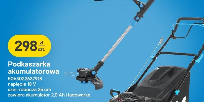 Podkaszarka akumulatorowa Mac Allister 18V promocja w Castorama