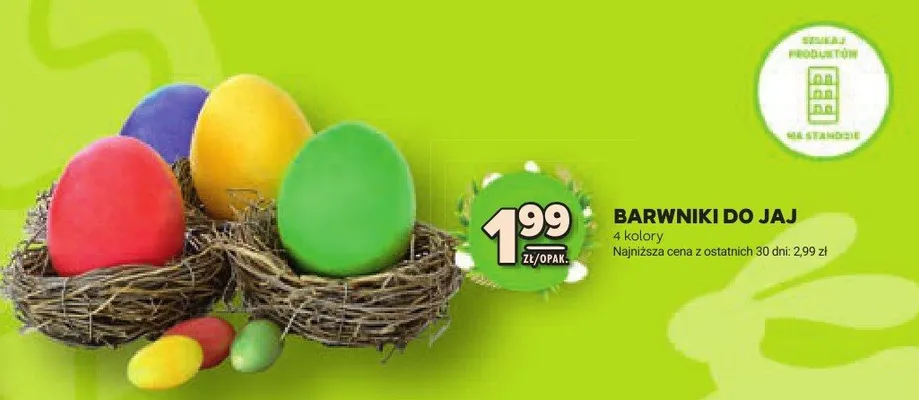 Barwniki do jaj promocja w Stokrotka
