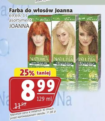 Farba do włosów Joanna Naturia Color promocja w Prim Market