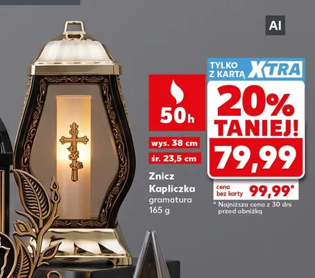 Znicz Kapliczka promocja w Kaufland