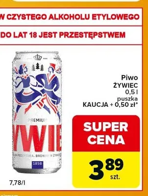 Piwo Żywiec promocja w Carrefour Express