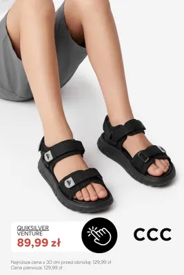 Sandały Quiksilver Venture promocja w CCC