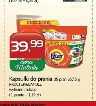 Kapsułki do prania Vizir promocja w MALINKA