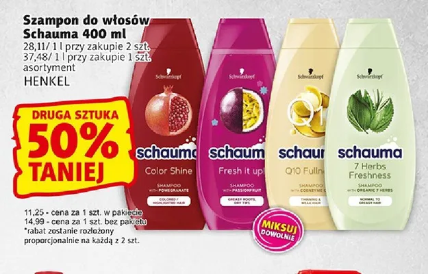 Szampon do włosów Schauma Color Shine promocja w Prim Market