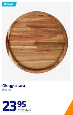 Okrągła taca 34 cm promocja w Action