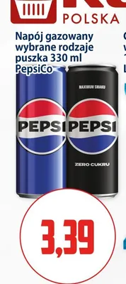 Napój gazowany Pepsi Zero Cukru promocja w Kupiec
