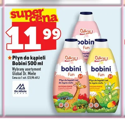 Płyn do kąpieli Bobini Fun o zapachu mango promocja w TOPAZ