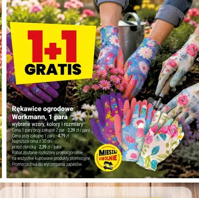 Rękawice ogrodowe Workmann promocja w Twój Market