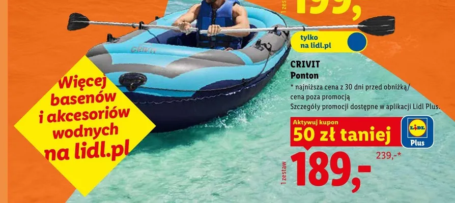 Ponton CRIVIT promocja w Lidl