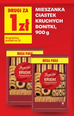Mieszanka ciastek kruchych Bonitki promocja w Biedronka