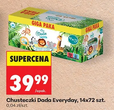 Chusteczki Everyday promocja w Biedronka