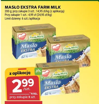 Masło Ekstra promocja w Stokrotka