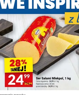 Ser Salami Mlekpol promocja w Twój Market