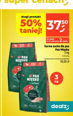 Karma sucha dla psa Pan Mięsko z ziołami Wołowina z królikiem promocja w Dealz