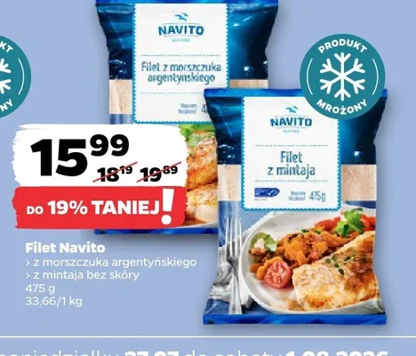 Filet z morszczuka argentyńskiego Navito promocja w Netto