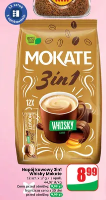 Napój kawowy 3in1 Whisky promocja w Dino